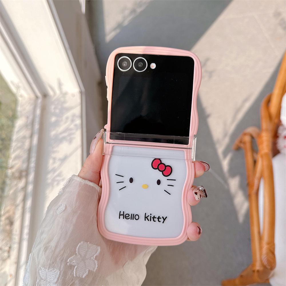 Hello Kitty Soft Folding Case with Lanyard for Galaxy Z Flip 7-3