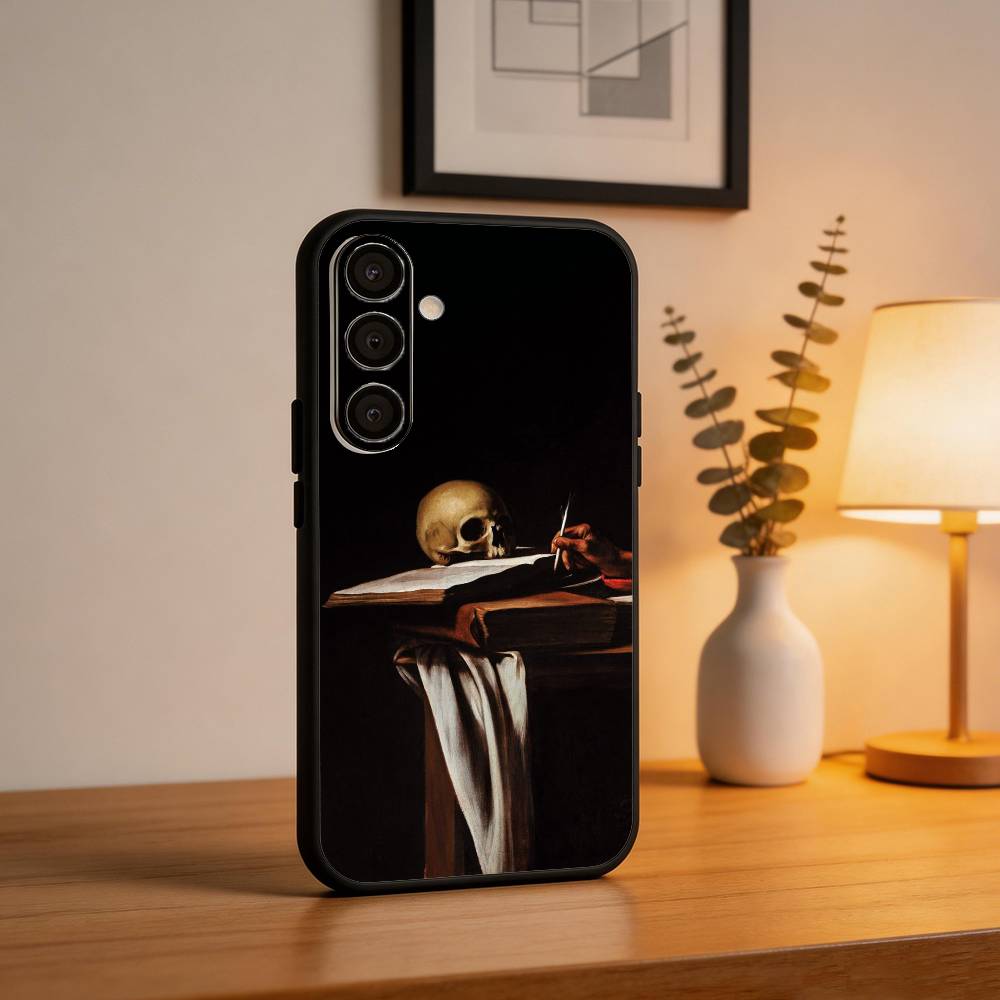 C-Caravaggio P-Paintings Phone Case For Samsung  A73,72,71,A52,51,40,41,A22,A32,31,A13, Soft Black Shell