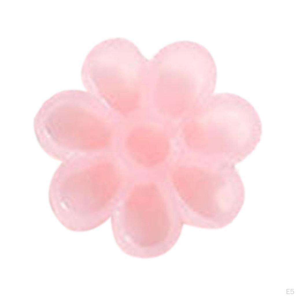 50 Pieces Glue Cups, Flower Shaped Organizer Delay Cup for Extension Supplies Volume Lashes Pigment