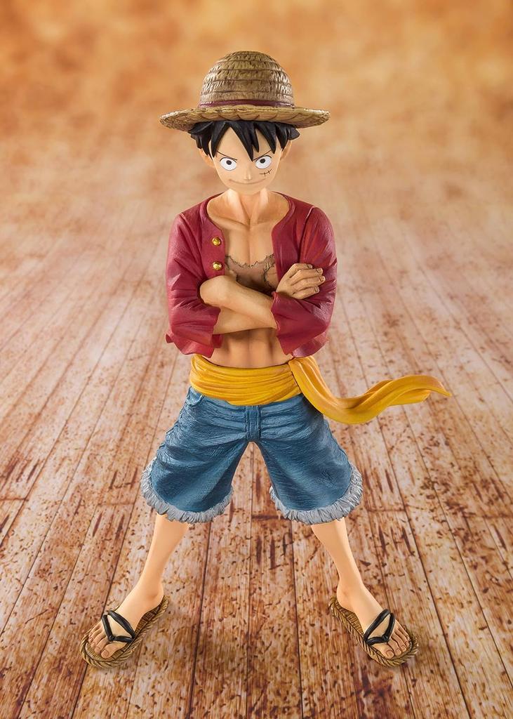 TAMASHII NATIONS Figuarts ZERO ONE PIECE Slamák Luffy Přibližně 140 mm PVC ABS Malovaná Pohyblivá Figurka (Verze pro další prodej) &