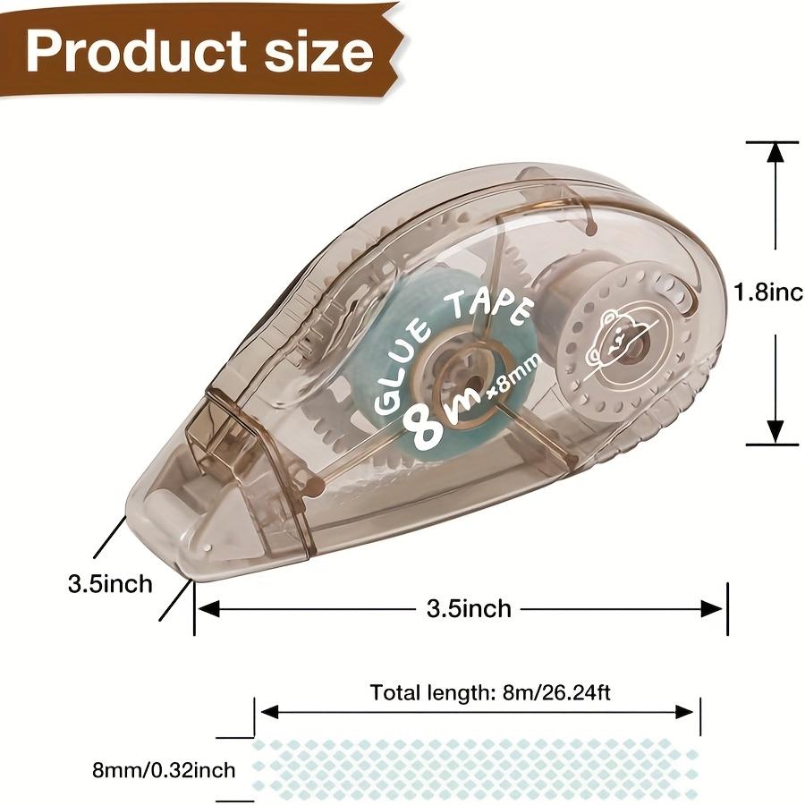 1pc Transparent Glue High Beauty Manual Double Sided Adhesive Student Cute DIY Handmade Rubble Tape, Correction Tape