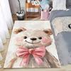 Cute Bear Pattern Living Room Carpet Cartoon Animal Area Rug Soft Non-slip Floor Mat for Bedroom Sofa Kids Room Decor