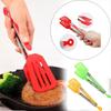 Durable Stainless Steel Non-Stick Kitchen Tongs Pizza Bread Steak Clip Multifunctional BBQ Tongs Food Tongs Outdoor Barbecue