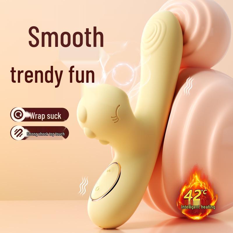 Miji Doudoulong Heated Vibrator with Constant Temperature and Suction for Female Pleasure 120/Box