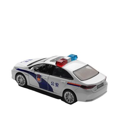 1-32 Toyota Corolla Police Car Simulation Alloy Car Children's Toys Public Security Special Police