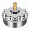 Easy Installation Fuel Filter Cap with Pressure Port for 6.0L Aluminum Filter Caps Replacement Auto Accessory