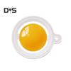 6Pcs Steamed Egg Mold with Brush 6 Shapes Food Grade PP Heat Resistant Non-stick Poached Egg Cup Cooker Steamer Kitchen Gadget
