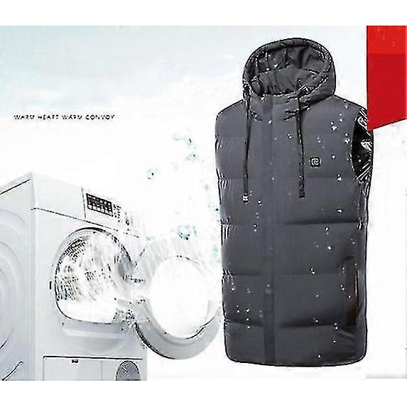 Gilet Intelligente Riscaldato con Cappuccio per Adulto