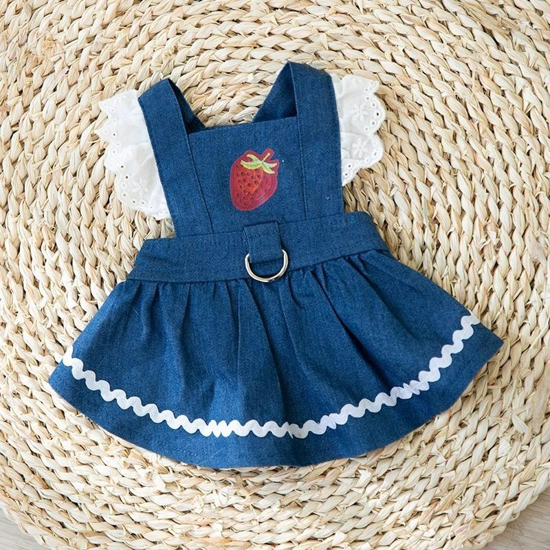Pet Dress Cat Suspender Skirt Dog Clothes Summer Teddy Than Bear Universal Small Puppy Spring Summer Thin