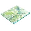 Decorative Glass Chopping and Serving Board Tropical Leaves 60x52 Cm