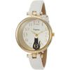 Fieldwork Cat Gut Analog Watch with Leather Strap, Women's, White, ST162p-1
