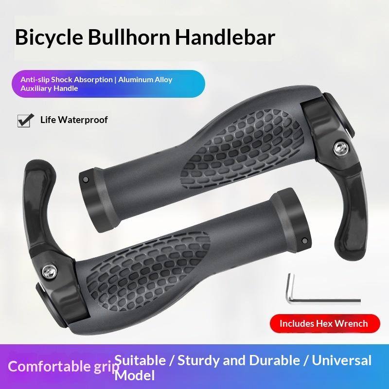 Comfortable Mountain Bike Handlebar Grips with Non Slip for Safe Cycling 1Pair