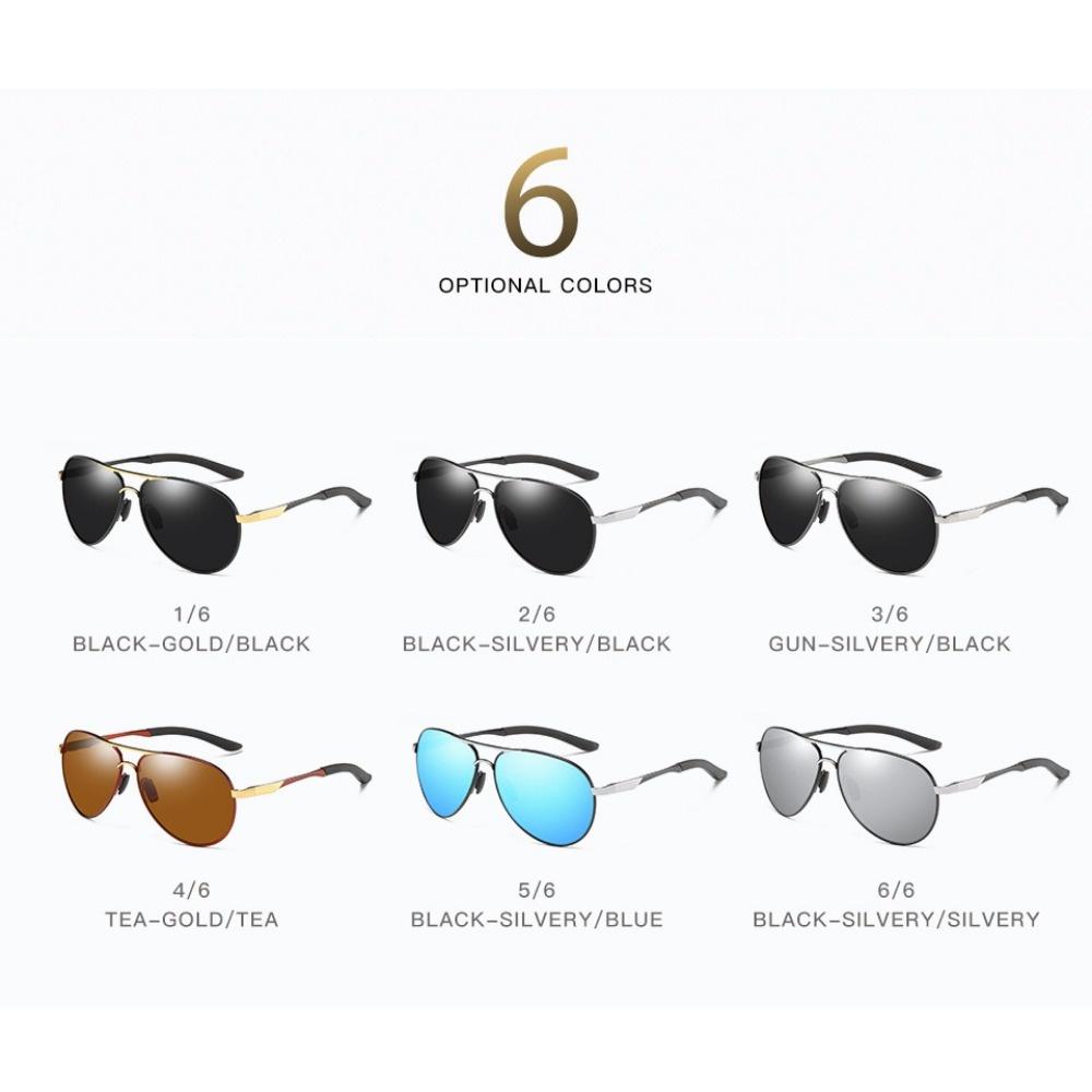 aoron Men's and Women's Styles Polarized Sunglasses Sunglasses Outdoor Travel Driving Glasses