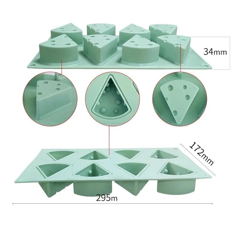 Silicone Mold Baking Accessories Chocolate Cake Mold Stylish Design Mousse Fudge Dessert Pastry Baking Decoration Tool Baking Pan Cheese Shape