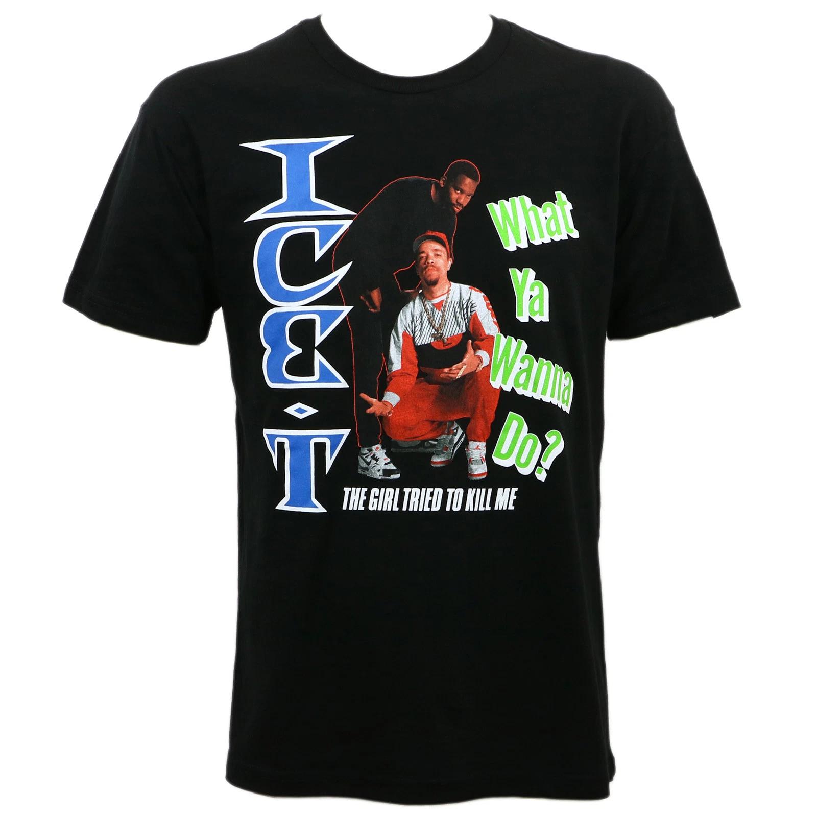 ICE T The Girl Tried to Kill Me Slim-Fit T-Shirt Black S-2XL NEW XXXXL