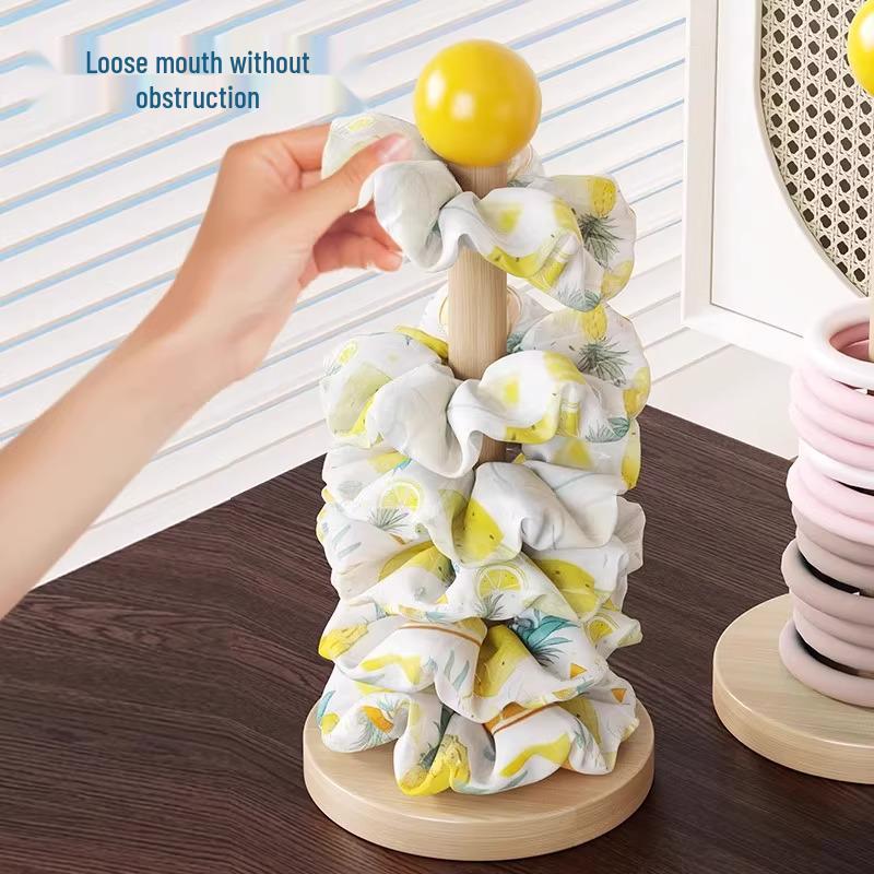 Newcomer Exclusive: Wooden Hair Accessory Display Rack for Headbands and Hair Ties