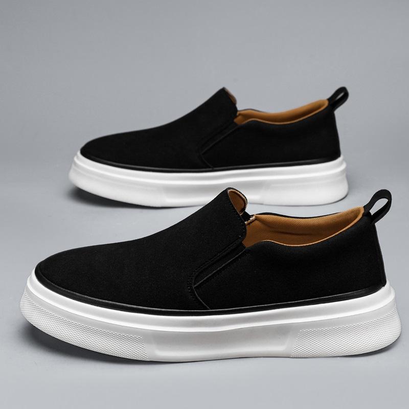 Trend New Arrival Luxury Men's Slip On Loafter Casual Leather Shoes Male Walking Sneakers Tenis Masculino Zapatos Hombre