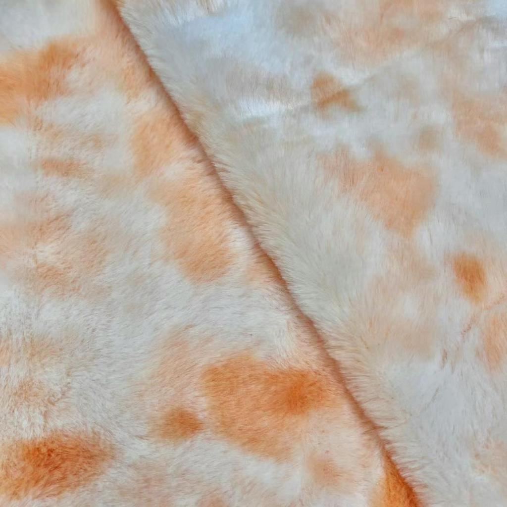 Labubu 3rd Gen Gradient Tie-Dye Plush Toy Bag - Seven-Color Rabbit Fur Fabric