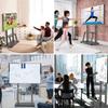 UNHO TV Stand with TV Large Wall High Load Capacity 80 Height Monitor Display TV TV for Commercial Use and Home Casters, 32-100 Inches, Stand, TV,