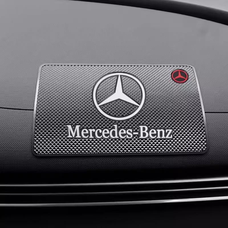Car Dashboard Anti-slip Mat Auto Coaster Non-Slip Water Cup Drink Pad For Mercedes Benz W205 C300 W203 W206 W124 W126 W140 W168