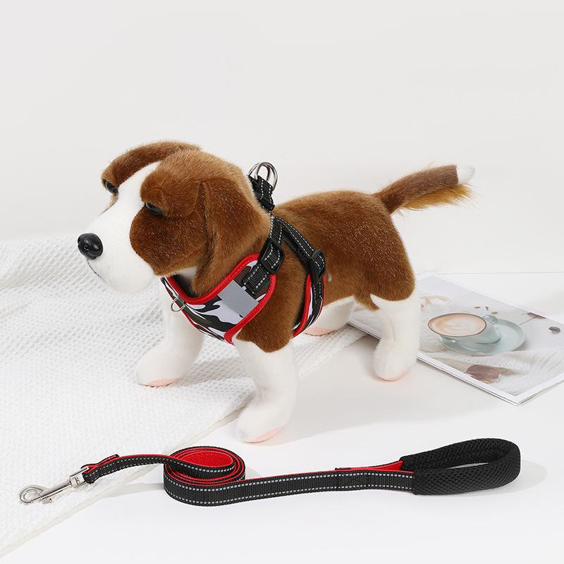 Guinzaglio per cani, nuova corda da addestramento antideflagrante per cani, tipo pettorina, corda di trazione telescopica, pettorina esplosiva per animali domestici