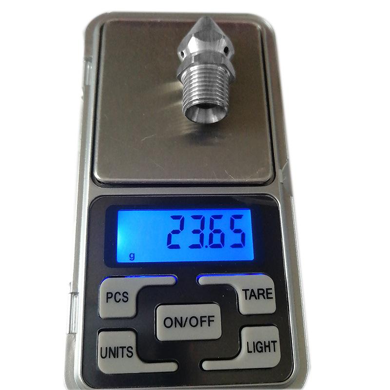 

Sewer Drain Jet Nozzle Stainless Steel Rustproof 250bar Pipe Cleaning Nozzle for Pressure Washer