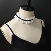 Perfect Match Neck Decoration Fake Collar Women Ribbon Ruffled Neck Stand Ruff Collar Tie Girl Cosplay Necklace Accessories