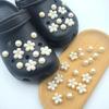 French Chic Detachable Pearl Flower Shoe Buckle Accessories