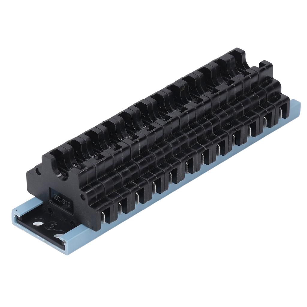 Suport pentru siguranțe cu 12 căi cu șină detașabilă Bloc de siguranțe pentru automobile ATS 1A-30A de dimensiune medie F