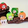 8Pcs/Set Vegetables And Fruits Crayon Shin-Chan Mini Figurine Toy Collectible Model Doll Desktop Home Decoration Fans Gift