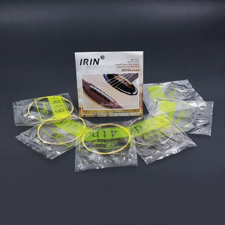 Set of 6 Guitar String Replacements Acoustic Guitar Strings Part Stainless Steel