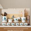 Dehua Ceramic Tea Set Gift Box