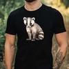 Mens Badger Motif Cotton T-Shirt Size XS to 5XL-