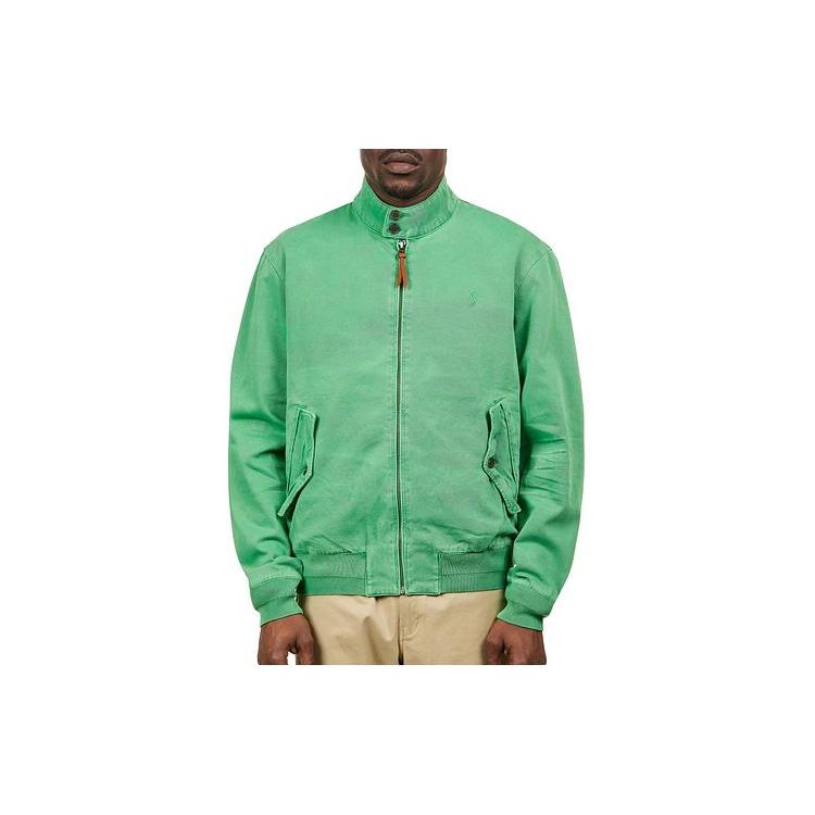 

Polo Ralph Lauren Однотонная куртка с воротником-стойкой на молнии с длинным рукавом Мужские куртки Зеленый 710928484-003 M