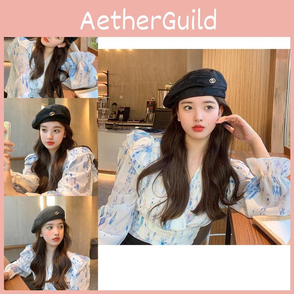 New Womens 2021 Beret Sweet Cute Cotton Adjustable Trendy And Chic