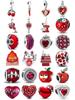 Red Apple Strawberry Beads. Lobster Cherry Pendant, Suitable For European Original Bracelet Diy Women'S Exquisite Jewelry