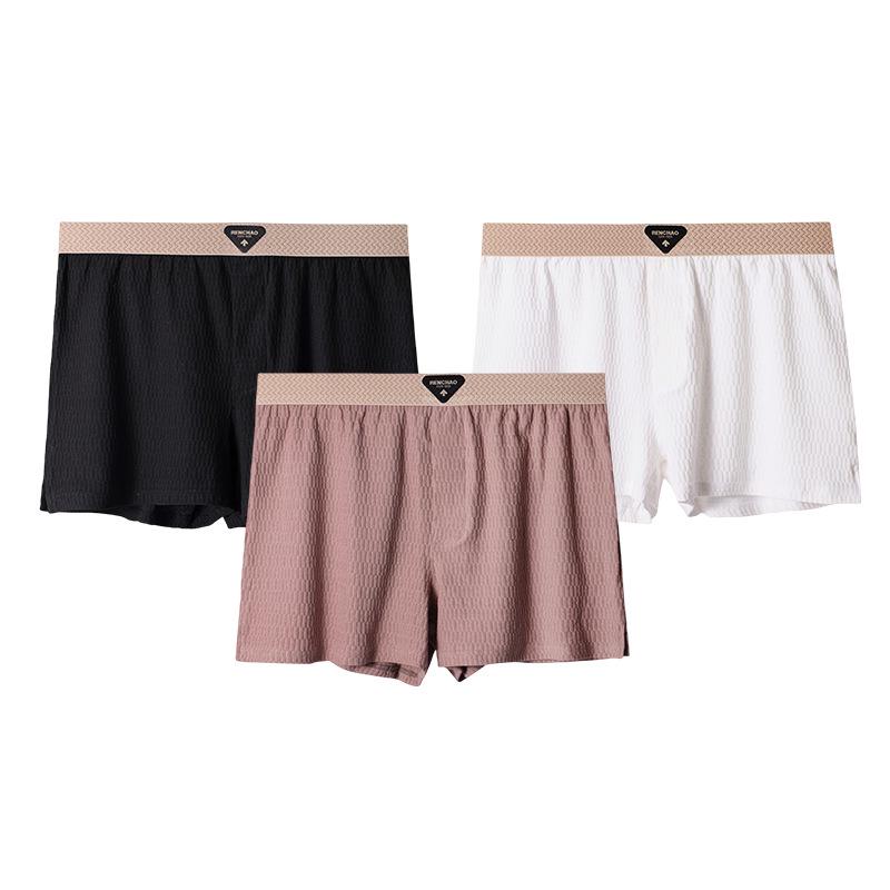 Aro Calzoncillos Bóxer de Algodón Puro Transpirables de Corte Holgado Cómodos para Hombre