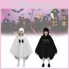 Halloween Ghost Cloak For Kids With Luminescent Design And Vintage Street Style For Game Events