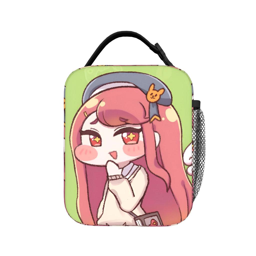 Lunch Box Trickcal C-Chibi Go Games Accessories Storage Food Box Causal Cooler Thermal Bento Box For Travel