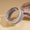 Leather Diamond Geometric Multi-layer Magnetic Bracelet Ethnic Retro Bohemian Niche Jewelry