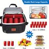 Oxford-Stoff Isolierte Tasche Mehrzweck-Isolierte Tasche Mehrzweck-Brotdosen-Tasche Praktische Snacktasche Lebensmitteltasche Tragbare Isolierte Tasche Lebensmittel