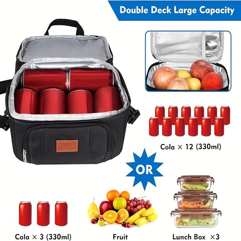 Oxford-Stoff Isolierte Tasche Mehrzweck-Isolierte Tasche Mehrzweck-Brotdosen-Tasche Praktische Snacktasche Lebensmitteltasche Tragbare Isolierte Tasche Lebensmittel