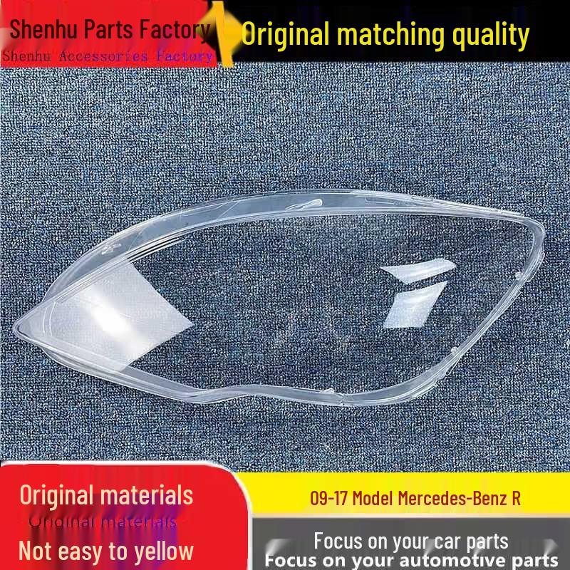 

Compatible with Mercedes-Benz R-Class (W251, 2010-2017) Headlight Cover Lens for R300/R320/R350. 1 piece