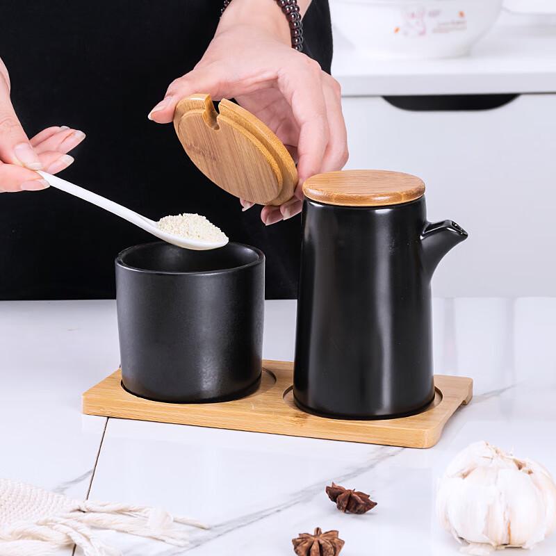 Qianxing Ceramic Oil & Vinegar Dispenser Set