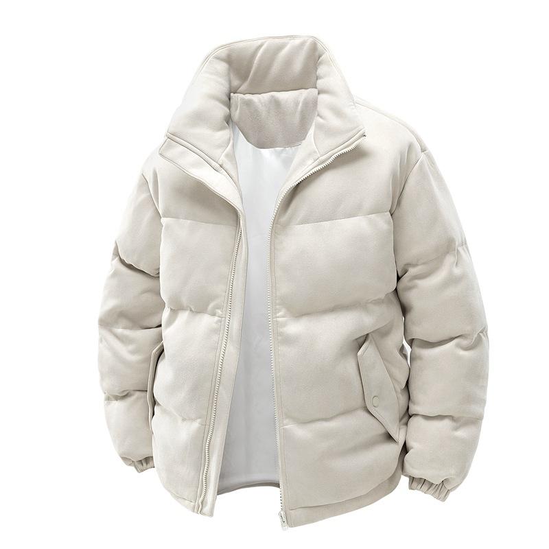 Veste en coton à col montant pour hommes et femmes Section de la veste en coton d'hiver décontractée et épaissie Manteau en coton pour couples Veste Manteau Homme