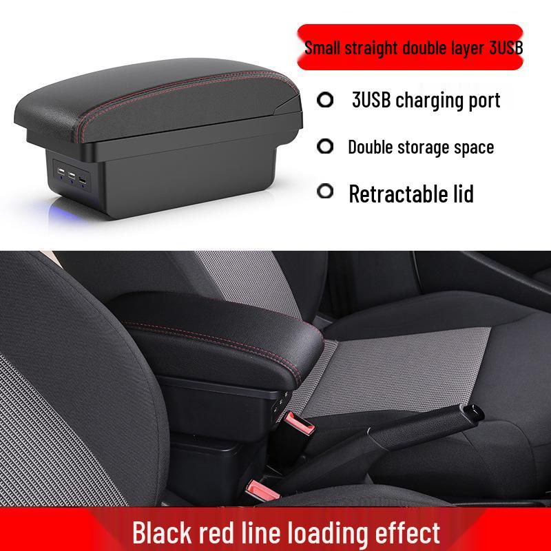 Ford Fiesta Armrest Box for Sedan & Hatchback Models - Upgraded Accessories