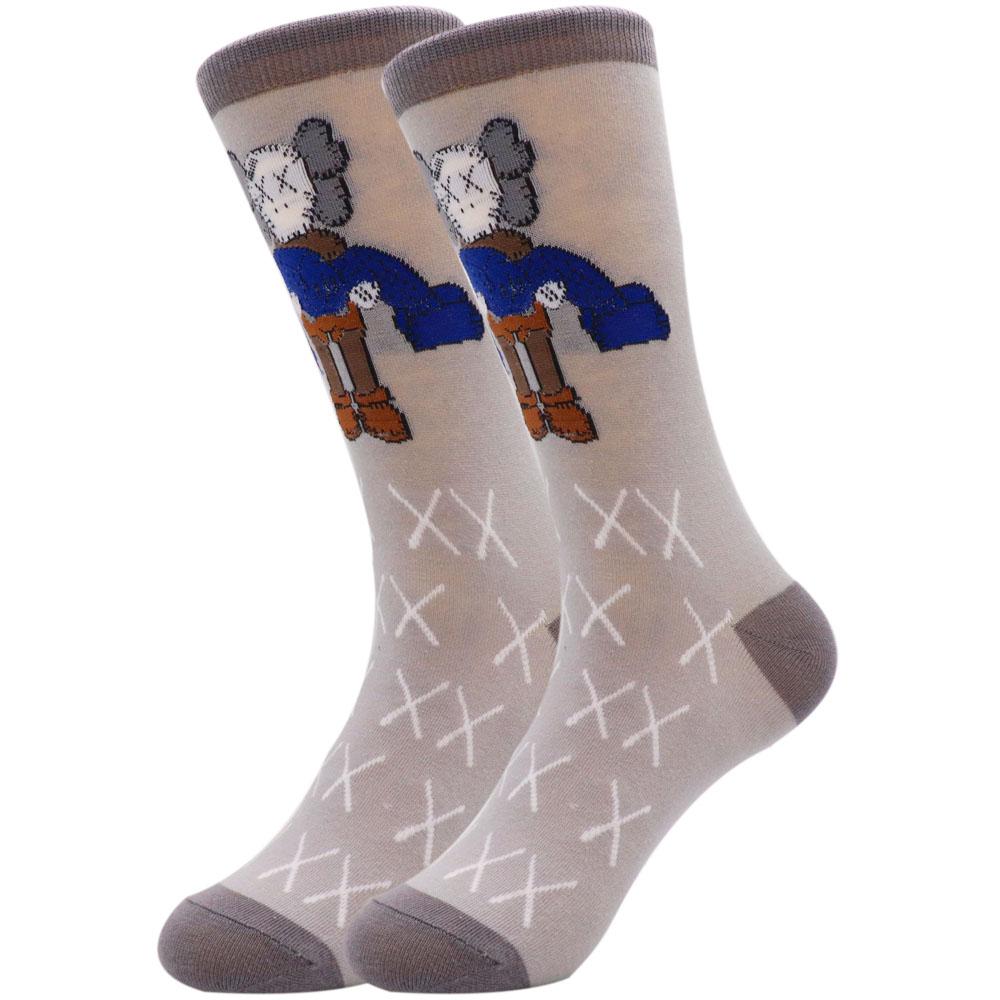 High Quality Custom Calcetines Socken Comic Character Cotton Funky Funny Cartoon Women Socks