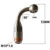 Universal CNC 304 Stainless Steel M10 Brake Hose Extension Tubing Stainless Steel Brake Line Extension Fitting Spare Accessories