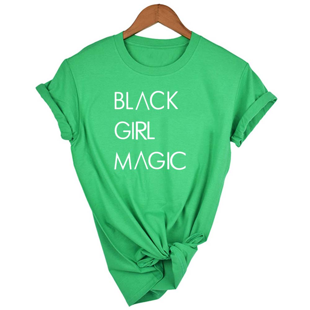 Black Girl Fashion Tshirt Women Casual T Shirt Short Sleeve O Neck Tops Shirts For