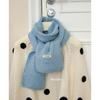 Soft Wool Blend Knit Scarf Women Men Winter Warm Cozy Plain Long Wrap Accessory